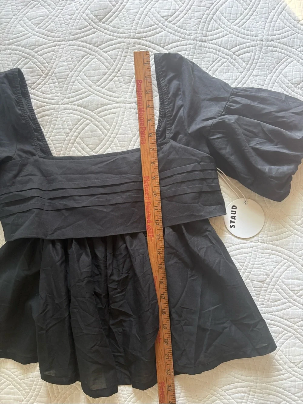 STAUD Black Darla Top Size 4 New With Tags
